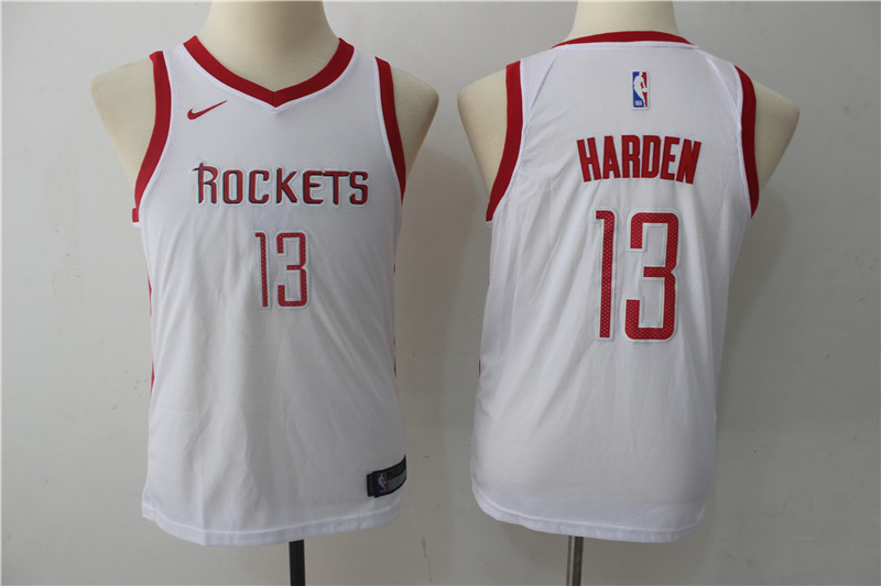 Rockets 13 James Harden White Youth Nike Swingman Jersey Rockets 13 James Harden White Youth Nike Swingman Jersey