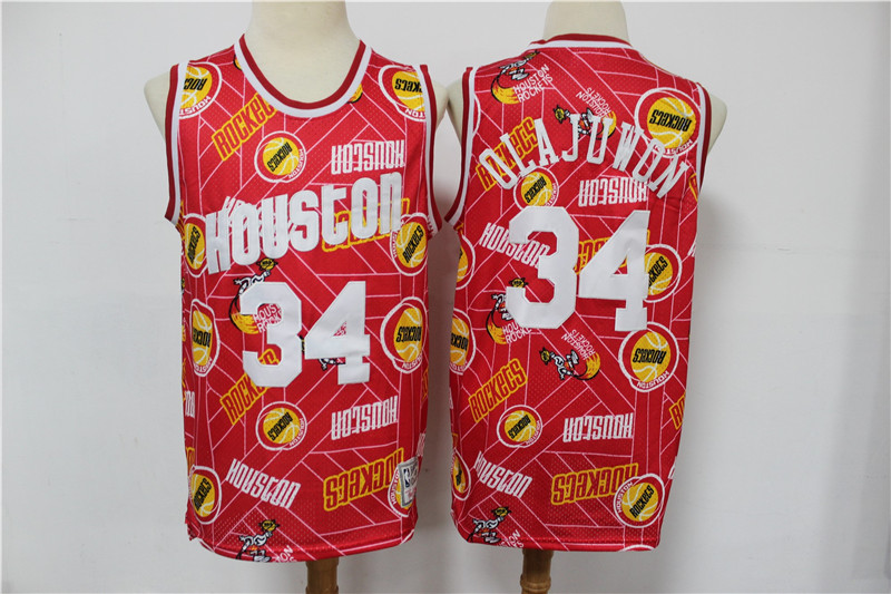 Rockets 34 Hakeem Olajuwon Red Hardwood Classics Tear Up Pack Swingman Jersey Rockets 34 Hakeem Olajuwon Red Hardwood Classics Tear Up Pack Swingman Jersey