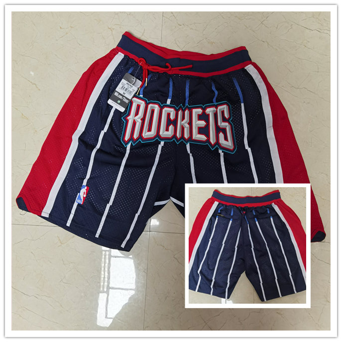 Rockets Navy Just Don With Pocket Swingman Shorts Rockets Navy Just Don With Pocket Swingman Shorts