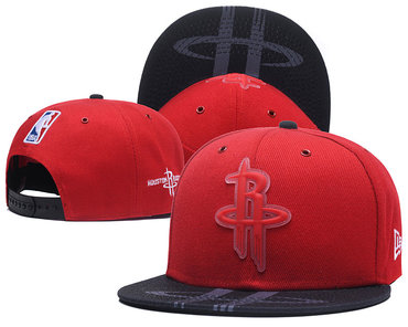 Rockets Team Logo Red Adjustable Hat GS