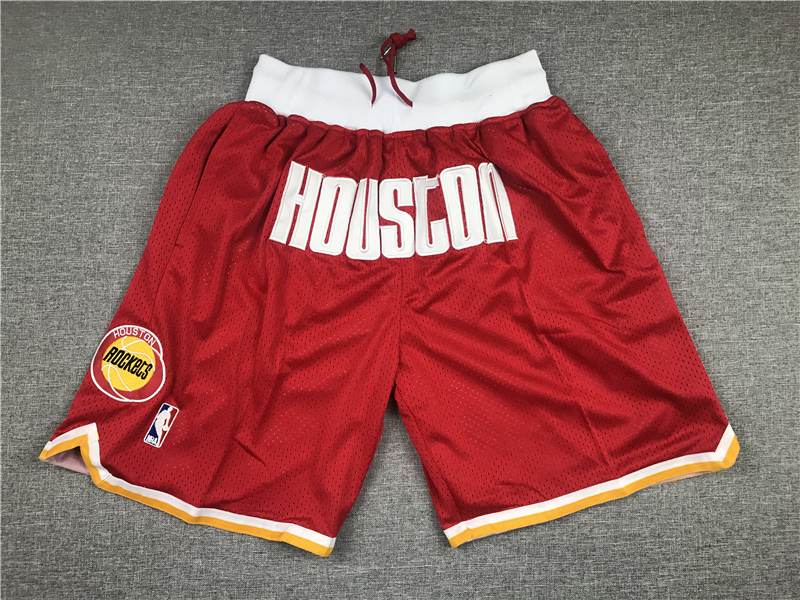 Rockets Teams Red Just Don With Pocket Swingman Shorts Rockets Teams Red Just Don With Pocket Swingman Shorts