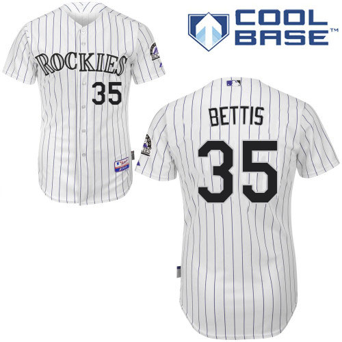 Rockies #35 Chad Bettis White Cool Base Stitched Youth MLB Jersey Rockies #35 Chad Bettis White Cool Base Stitched Youth MLB Jersey