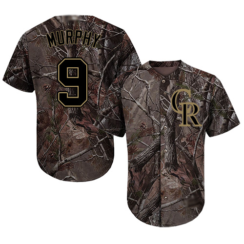 Rockies #9 Daniel Murphy Camo Realtree Collection Cool Base Stitched Youth Baseball Jersey Rockies #9 Daniel Murphy Camo Realtree Collection Cool Base Stitched Youth Baseball Jersey