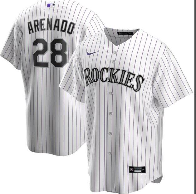 Rockies 28 Nolan Arenado White 2020 Nike Cool Base Jersey Rockies 28 Nolan Arenado White 2020 Nike Cool Base Jersey