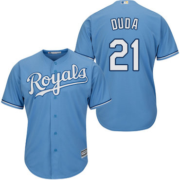 Royals #21 Lucas Duda Light Blue Cool Base Stitched Youth MLB Jersey Royals #21 Lucas Duda Light Blue Cool Base Stitched Youth MLB Jersey