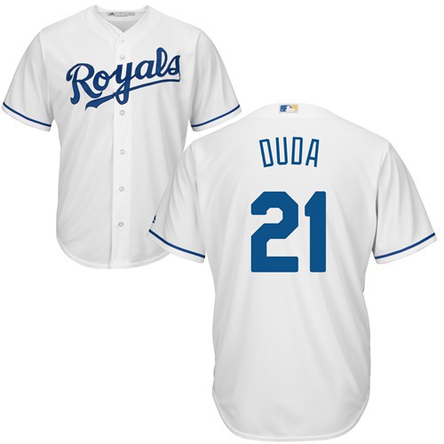 Royals #21 Lucas Duda White Cool Base Stitched Youth MLB Jersey Royals #21 Lucas Duda White Cool Base Stitched Youth MLB Jersey