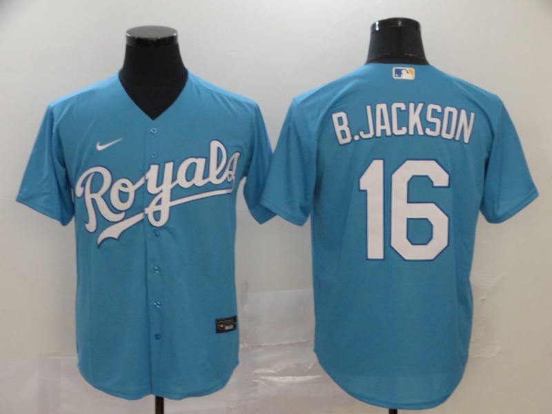 Royals 16 Bo Jackson Blue 2020 Nike Cool Base Jersey Royals 16 Bo Jackson Blue 2020 Nike Cool Base Jersey