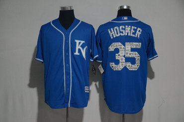 Royals 35 Eric Hosmer Royal 2017 Spring Training Cool Base Jersey