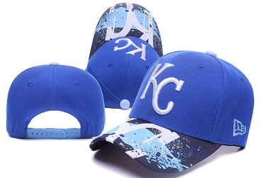 Royals Team Logo Blue Snapback Adjustable Hat