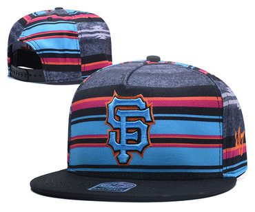 SF Giants Team Logo Colorful Snapback Adjustable Hat GS