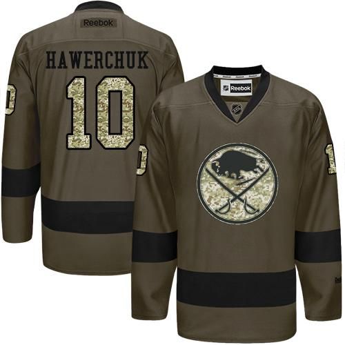 Sabres #10 Dale Hawerchuk Green Salute to Service Stitched NHL Jersey Sabres #10 Dale Hawerchuk Green Salute to Service Stitched NHL Jersey