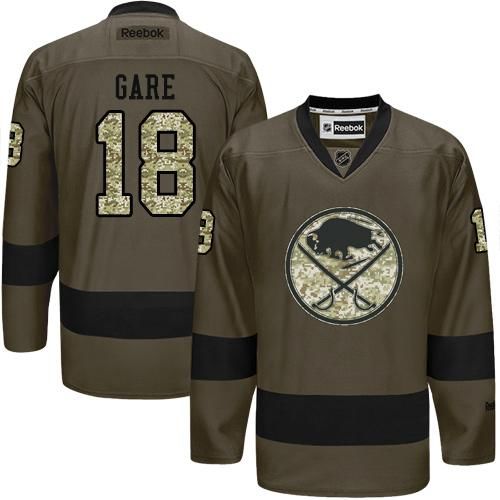 Sabres #18 Danny Gare Green Salute to Service Stitched NHL Jersey Sabres #18 Danny Gare Green Salute to Service Stitched NHL Jersey