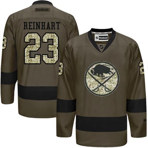 Sabres #23 Sam Reinhart Green Salute to Service Stitched NHL Jersey Sabres #23 Sam Reinhart Green Salute to Service Stitched NHL Jersey