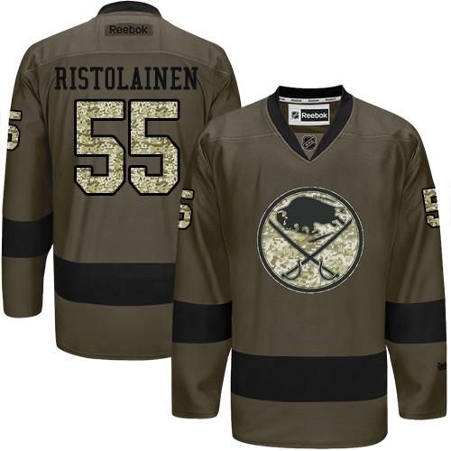 Sabres #55 Rasmus Ristolainen Green Salute to Service Stitched NHL Jersey Sabres #55 Rasmus Ristolainen Green Salute to Service Stitched NHL Jersey