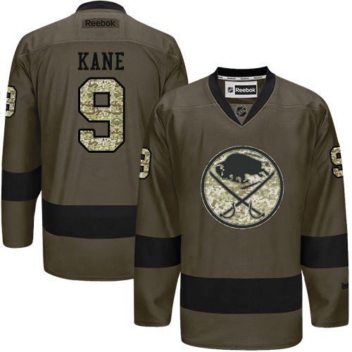 Sabres #9 Evander Kane Green Salute to Service Stitched NHL Jersey Sabres #9 Evander Kane Green Salute to Service Stitched NHL Jersey