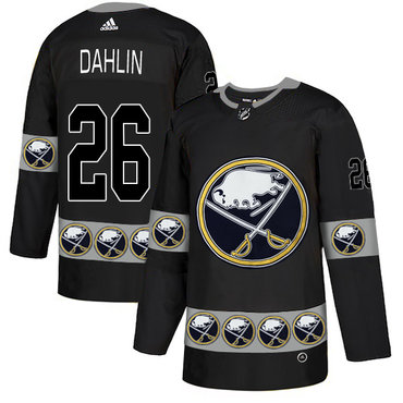 Sabres 26 Rasmus Dahlin Black Team Logos Fashion Adidas Jersey Sabres 26 Rasmus Dahlin Black Team Logos Fashion Adidas Jersey