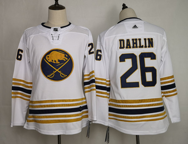 Sabres 26 Rasmus Dahlin White Youth 50th Anniversary Adidas Jersey Sabres 26 Rasmus Dahlin White Youth 50th Anniversary Adidas Jersey