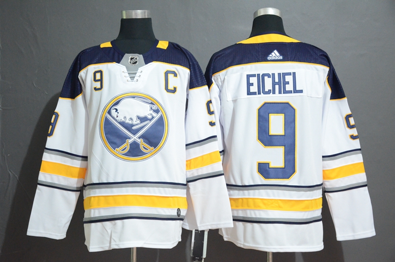 Sabres 9 Jack Eichel White Adidas Jersey Sabres 9 Jack Eichel White Adidas Jersey
