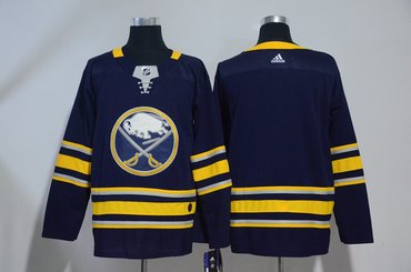 Sabres Blank Navy Adidas Jersey