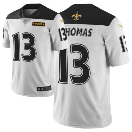 Saints #13 Michael Thomas White Men's Stitched Football www.usanfljerseys.net Limited City Edition Jersey