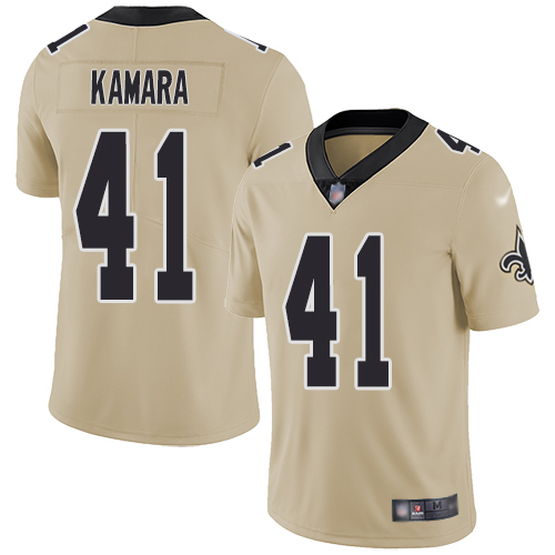 Saints #41 Alvin Kamara Gold Youth Stitched Football Limited Inverted Legend Jersey Saints #41 Alvin Kamara Gold Youth Stitched Football Limited Inverted Legend Jersey