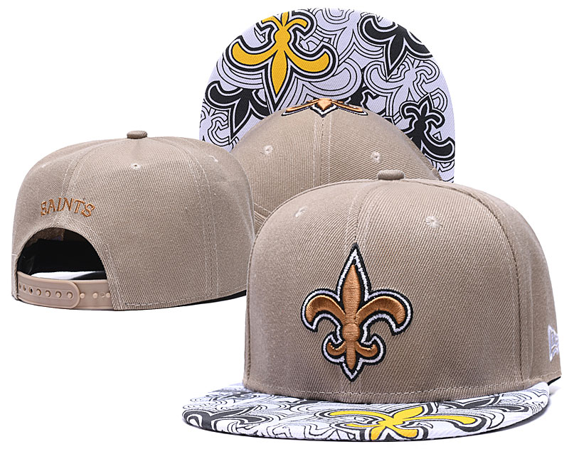 Saints Fresh Logo Gray Adjustable Hat GS