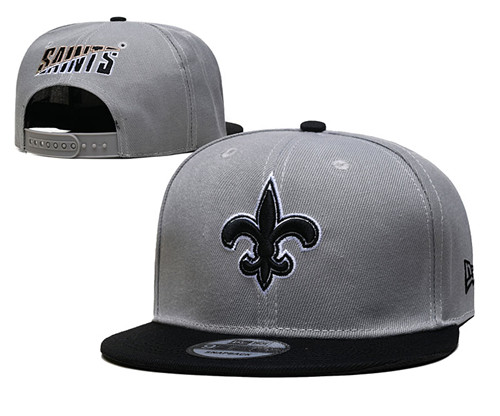 Saints Gray Snapback Hat --TX