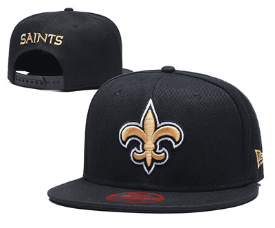 Saints Team Logo Black Adjustable Hat LT