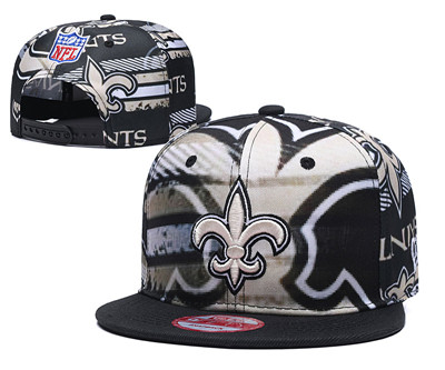 Saints Team Logo Black Adjustable Hat TX