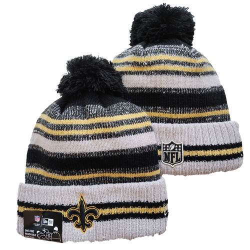 Saints Team Logo Pom Knit Hat YD