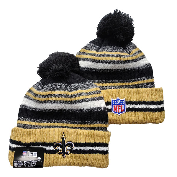 Saints Team Logo Pom Knit Hat YD