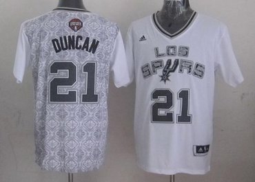 San Antonio Spurs #21 Tim Duncan White New Latin Nights NBA Jersey