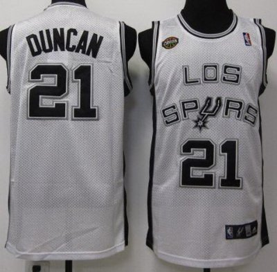 San Antonio Spurs 21 Tim Duncan White Latin Nights Jerseys