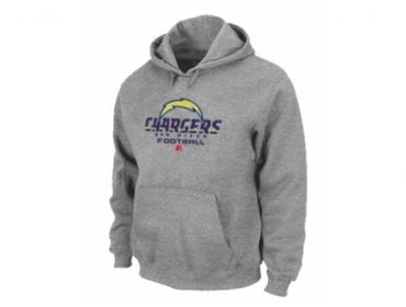 San Diego Charger Critical Victory Pullover Hoodie Grey