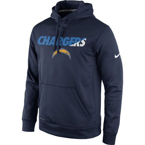 San Diego Chargers Nike Kick Off Staff Performance Pullover Hoodie Navy San Diego Chargers Nike Kick Off Staff Performance Pullover Hoodie Navy