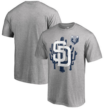 San Diego Padres Fanatics Branded 2018 MLB Spring Training Vintage T Shirt Heather Gray San Diego Padres Fanatics Branded 2018 MLB Spring Training Vintage T Shirt Heather Gray