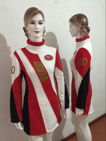 San Francisco 49ers #80 Jerry Rice NFL Player New Womens Windbreaker