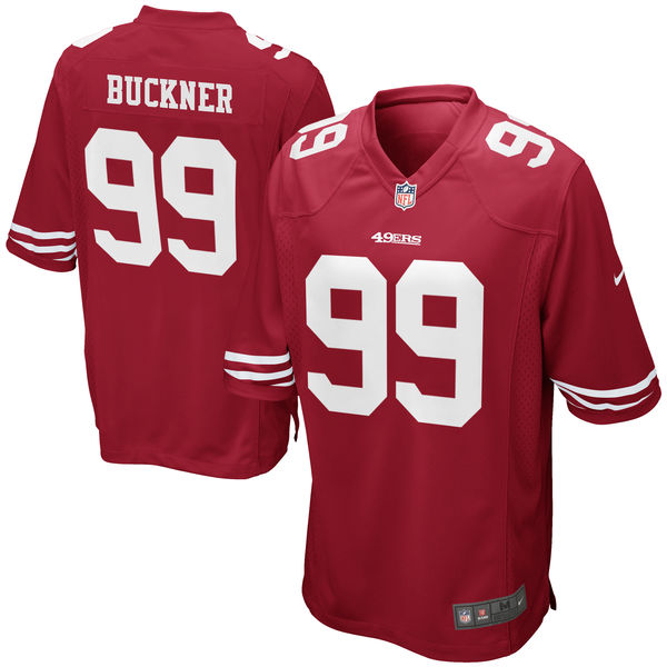 San Francisco 49ers #99 DeForest Buckner Nike Scarlet Red Game 2016 Jersey San Francisco 49ers #99 DeForest Buckner Nike Scarlet Red Game 2016 Jersey