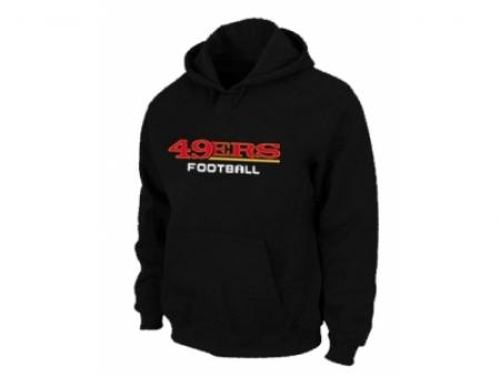 San Francisco 49ers Authentic font Pullover Hoodie Black San Francisco 49ers Authentic font Pullover Hoodie Black