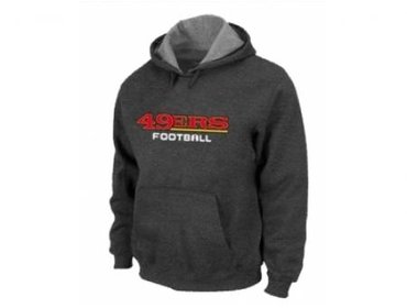 San Francisco 49ers Authentic font Pullover Hoodie D.Grey San Francisco 49ers Authentic font Pullover Hoodie D.Grey