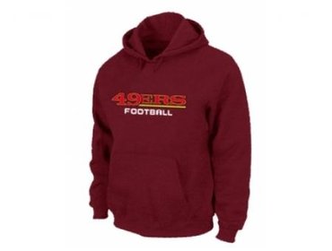 San Francisco 49ers Authentic font Pullover Hoodie Red San Francisco 49ers Authentic font Pullover Hoodie Red
