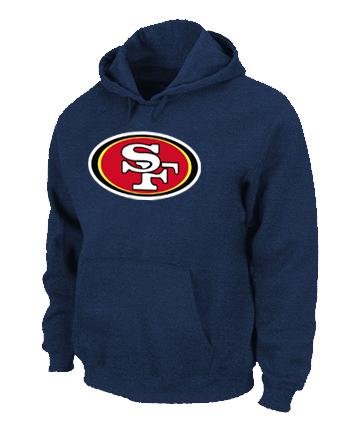 San Francisco 49ers Logo Pullover Hoodie - D.Blue
