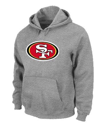 San Francisco 49ers Logo Pullover Hoodie - Grey