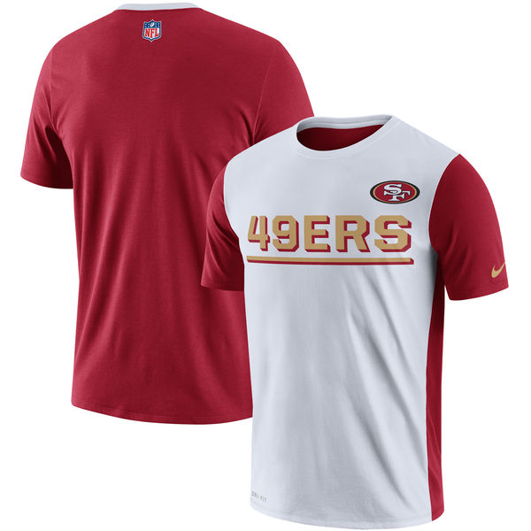 San Francisco 49ers Nike Champ Drive 2.0 Performance T-Shirt White San Francisco 49ers Nike Champ Drive 2.0 Performance T-Shirt White