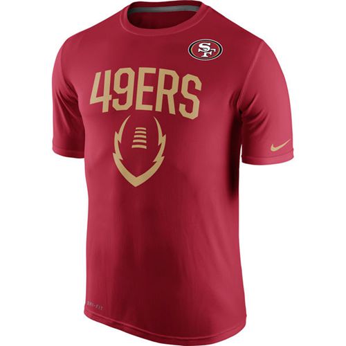 San Francisco 49ers Nike Legend Icon Performance T-Shirt Scarlet