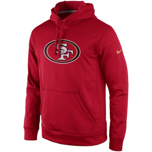 San Francisco 49ers Nike Practice Performance Pullover Hoodie Scarlet San Francisco 49ers Nike Practice Performance Pullover Hoodie Scarlet