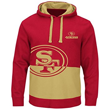San Francisco 49ers Red All Stitched Hooded Sweatshirt