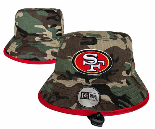 San Francisco 49ers Salute To Service Stitched Bucket Fisherman Hats 0144 San Francisco 49ers Salute To Service Stitched Bucket Fisherman Hats 0144