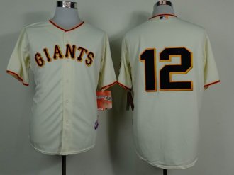San Francisco Giants #12 Joe Panik Cream Home Cool Base Baseball Jersey