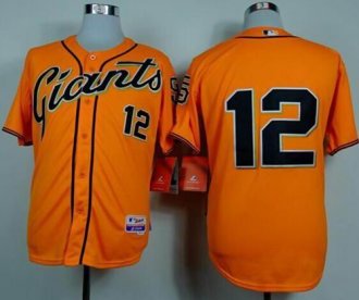 San Francisco Giants #12 Joe Panik Orange Alternate Cool Base Stitched Baseball Jersey San Francisco Giants #12 Joe Panik Orange Alternate Cool Base Stitched Baseball Jersey